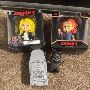 Chucky and Tiffany Vinyl Figures Set Bundel